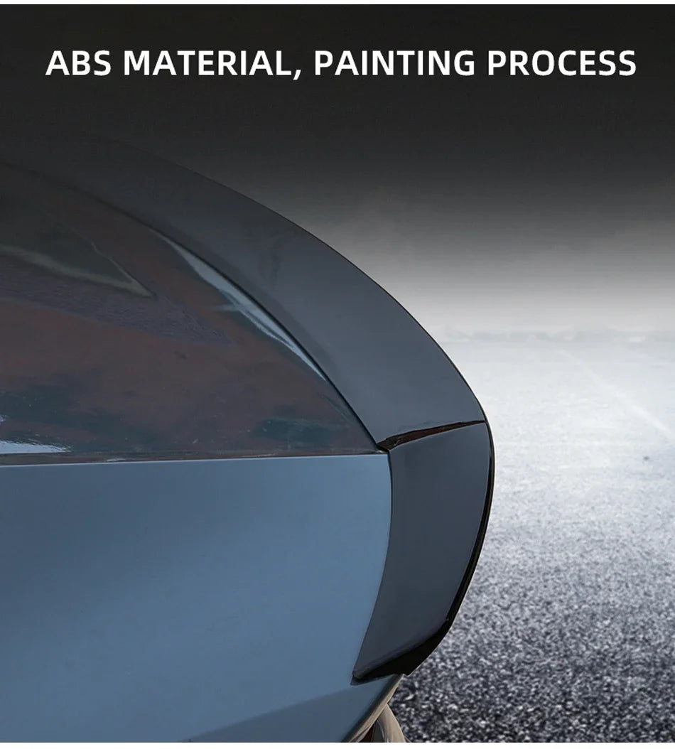 Rear Trunk Wing Spoiler Tail Fin for Hyundai Elantra CN7 2021 2022 Body Kit Tail Wings Fixed Wind Spoiler Cars Accessories
