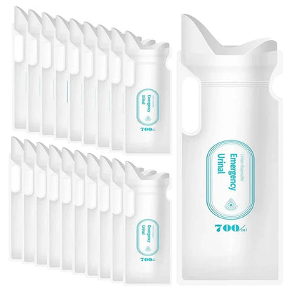 Emergency Car Urinal Disposable Urine Bag for Travel Emergencies and Traffic JamsMen's and Women's Portable Universal Model