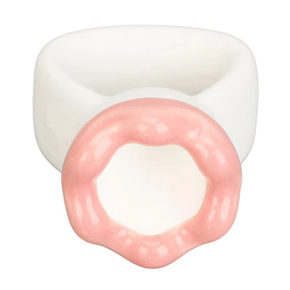 Ring Gua Sha Massage Tool, Premium Natural Ceramic, Face & Body Multi-Use Massager