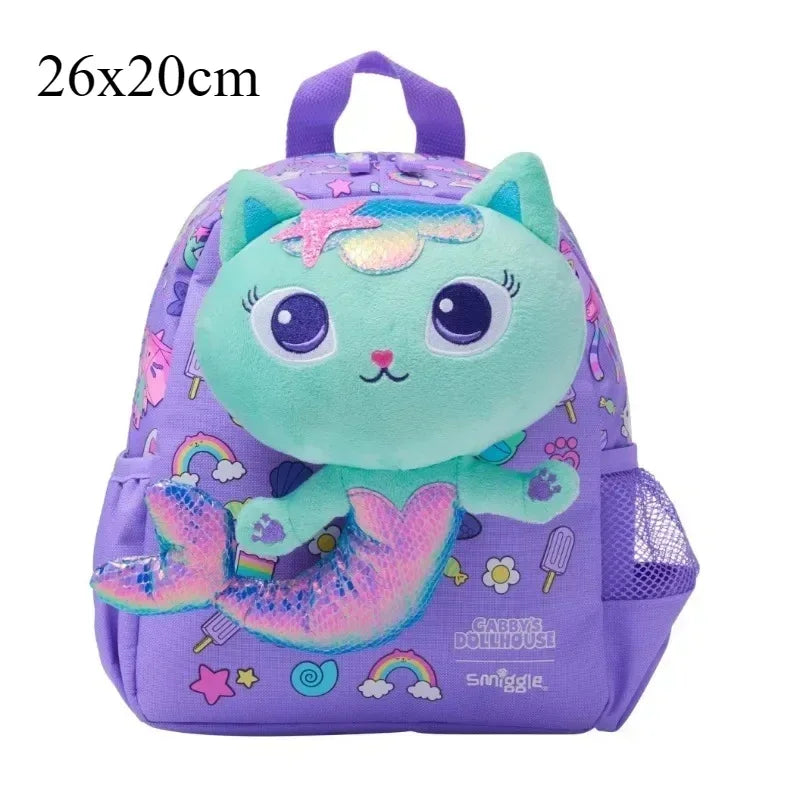 Australia Original Gabby Dollhouse Classic Student Backpack 42cm X 30cm Lunch Bag Pencil Case