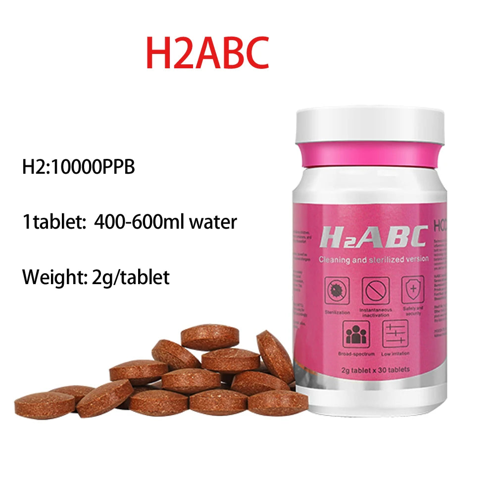 H2ABC hydrogen effervescent tablets activate antioxidant enzymes experience Chinese style foot soaking and foot washing