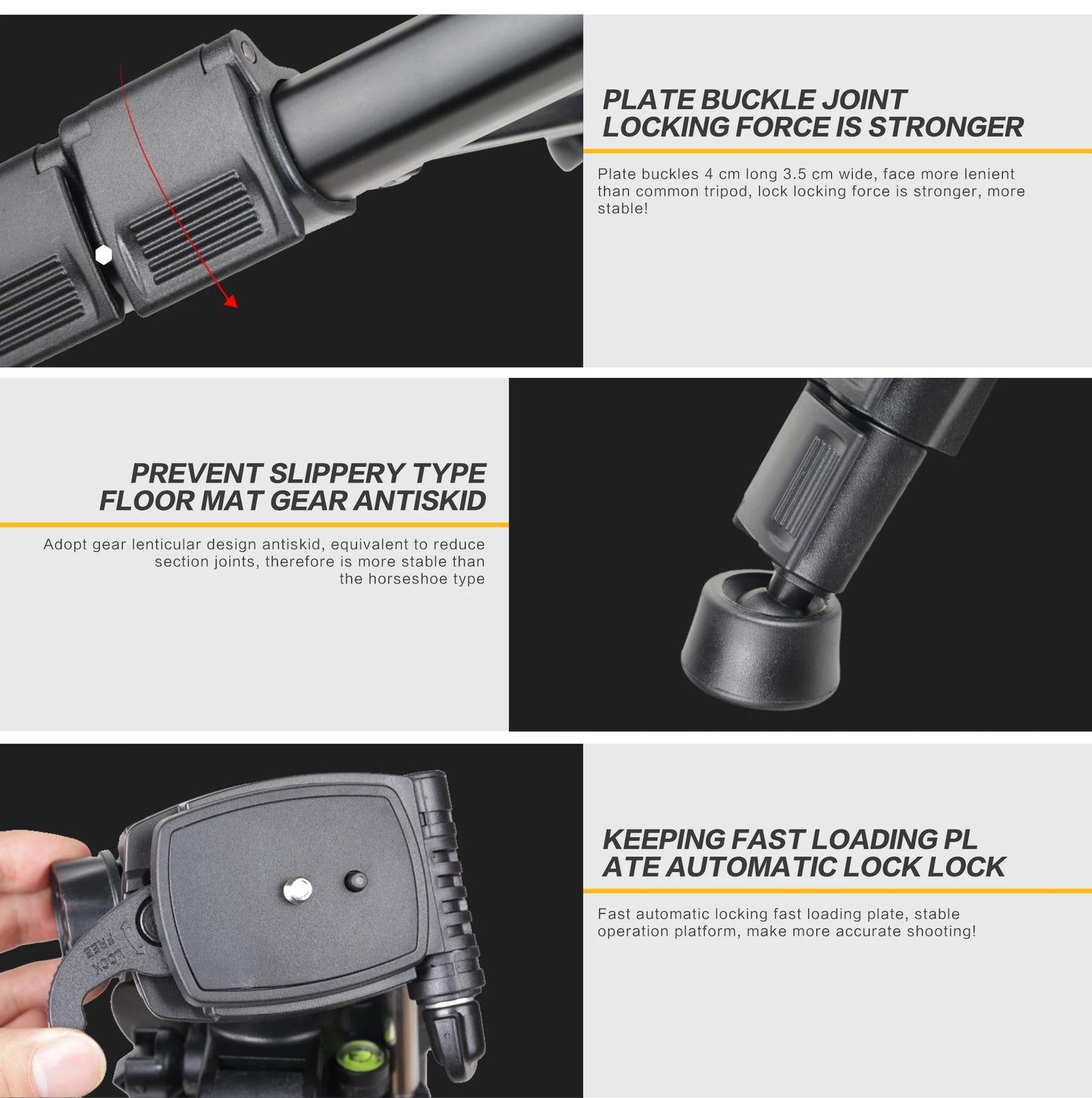 187cm/73.6in Tall Zomei Aluminum Alloy Portable Tripod for Camera DSLR Canon Nikon, 360 Degree Panorama Photography Phone Stand