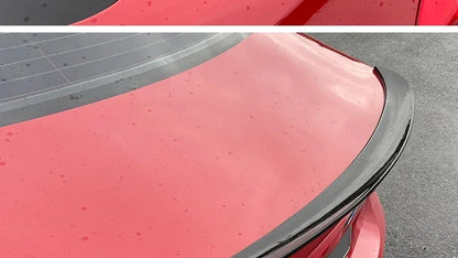Carbon Fiber Rear Bumper Lip Trunk Wing MP M4 PSM Style Roof Spoiler Kit For BMW 3 Series F30 F31 F35 2012-2019 Gloss Black