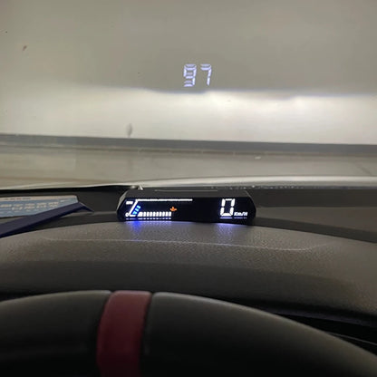 New HUD Head Up Display OBD Multifunctional Vehicle Instrument Transmission Oil Temperature Monitoring Dual Display Screen S100