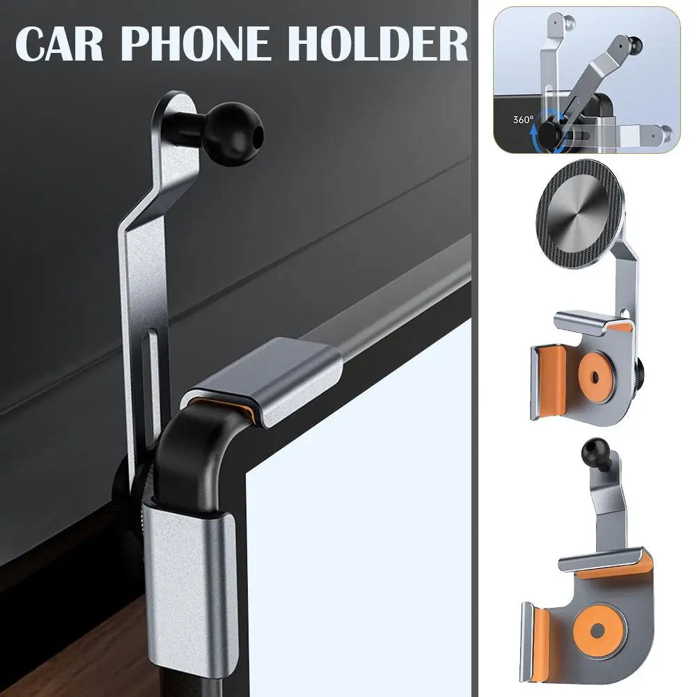 For Tesla Model 3/Y/S/X Car Phone Holder Mount Adjustable Magnetic Phone Holder Car Screen Side Phone Support Frame