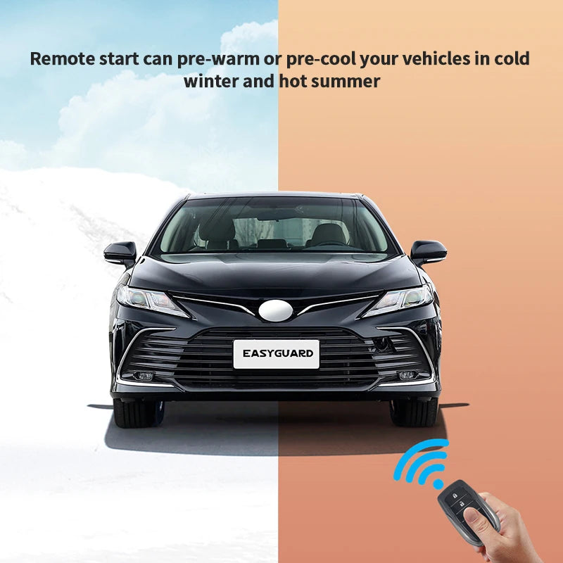 EASYGUARD Plug &Play Factory Key Remote Starter Fit For 13-24 Toyota Camry Corolla Cross Prius Alphard Highlander