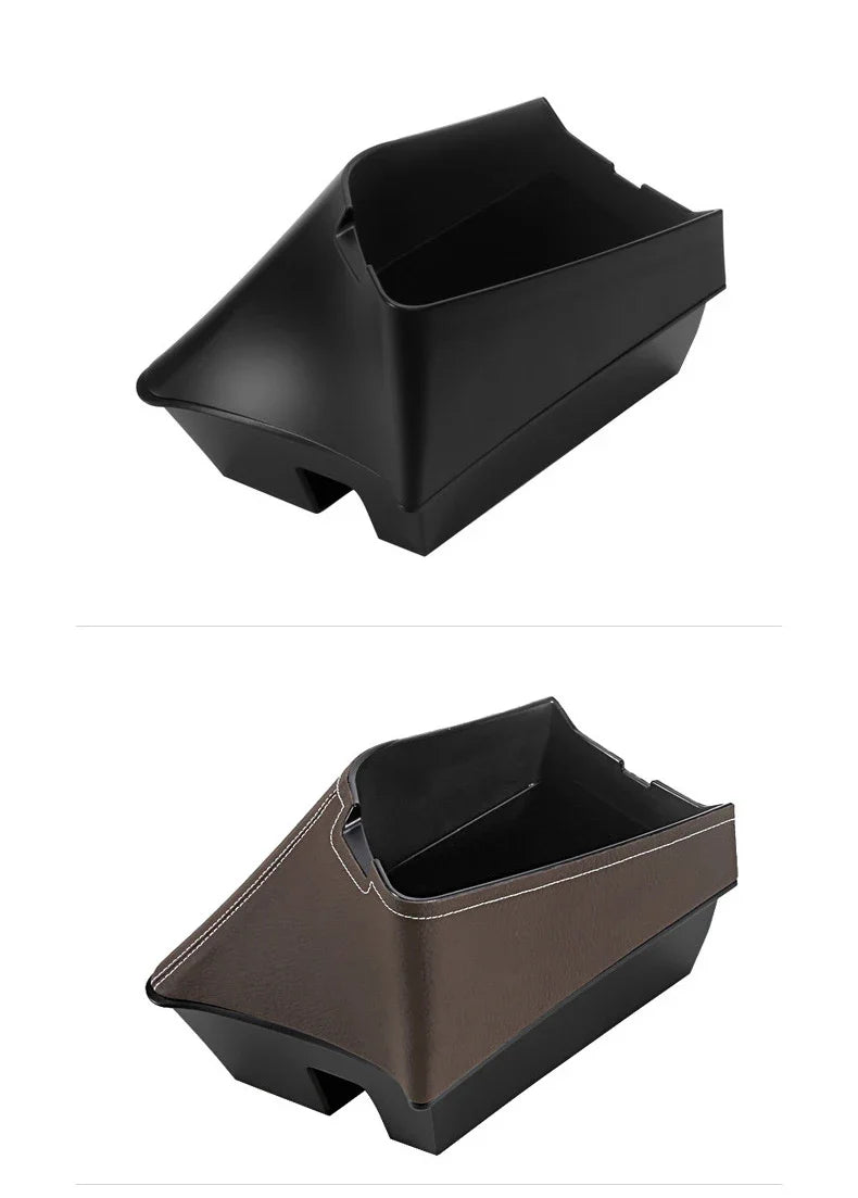 LHD Car Central Seat Armrest Box Console Storage Container Organizer Tray Interior For BMW X1 F48 X2 F39 2016-21 Car Accessories
