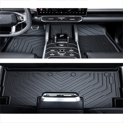 For Jetour T2 Traveler 2023 2024 2025 Floor Mats Trunk Mats All Weather Waterproof Anti-Slip Front Rear Cargo Liner Foot Pads