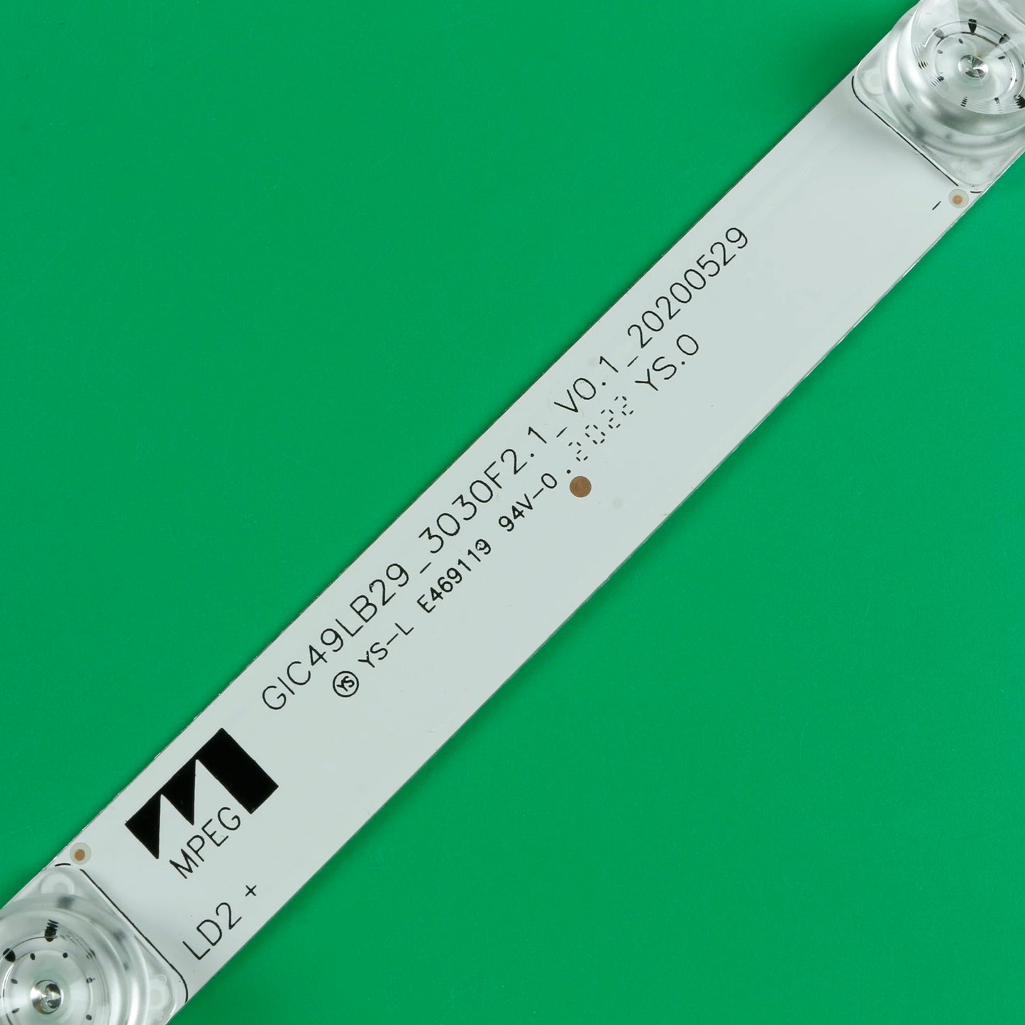 4LED LED Backlight Strip GIC49LB29_3030F2.1_V0.1 For THOMSON 49UC6306X1 49UD6596 49A950C 49P3C 49P3F For LEHUA 49BC7600