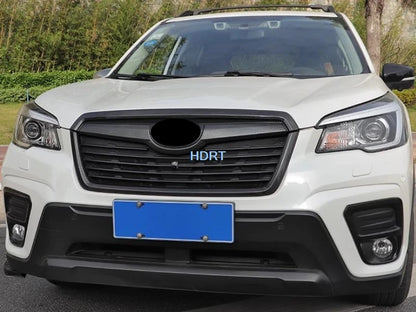 For Subaru Forester 2019-2021 Car Styling Front Racing Grills Hood Cover Trim Protector Decoration Accessories Exterior Sticker