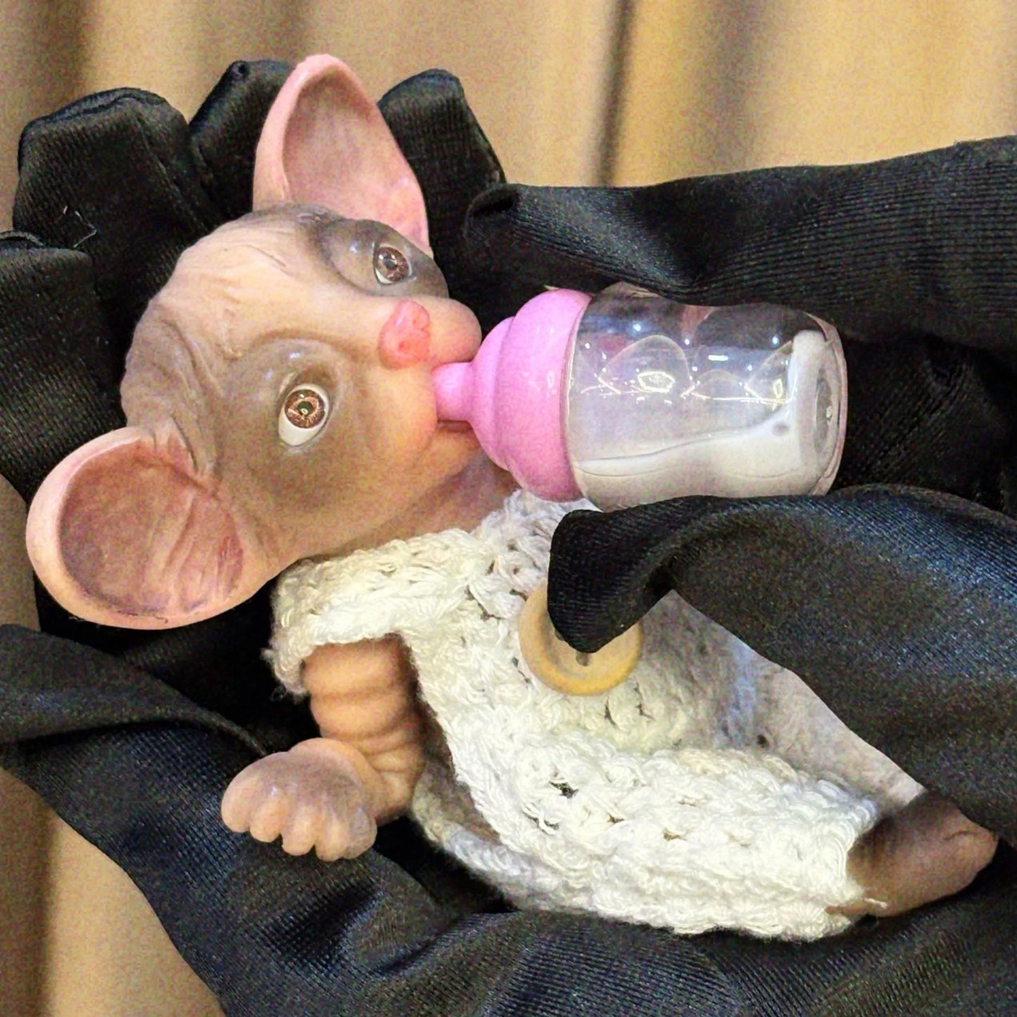 OtardDolls 11CM Mini Silicone Sphinx Cat Reborn Dolls Painted Realistic Full Body Soft Silicone Reborn Dolls For Gift