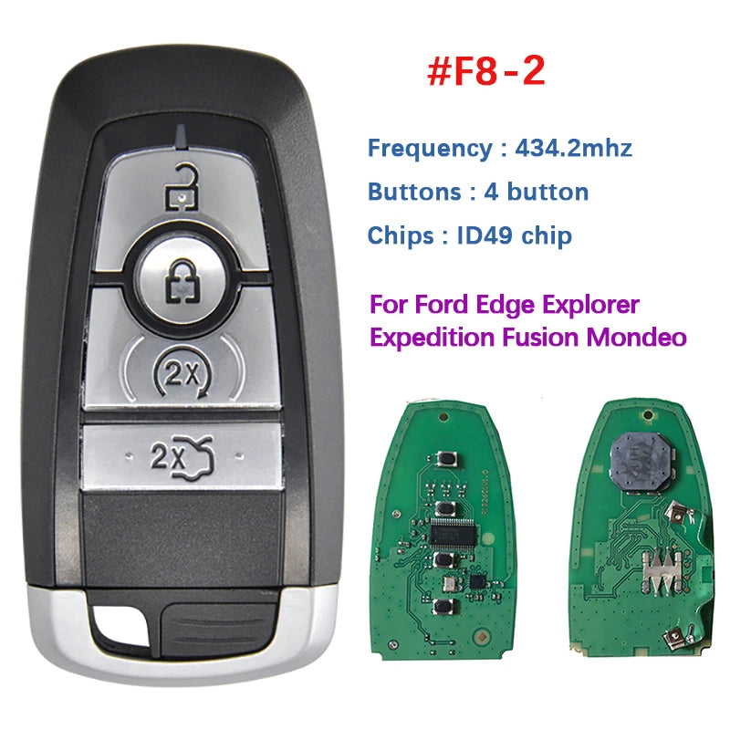 CN018109 315/434/868/902 Remote Key For Ford Edge Explorer Expedition Fusion Mondeo F150 Replacement Smart Keyless Proximity