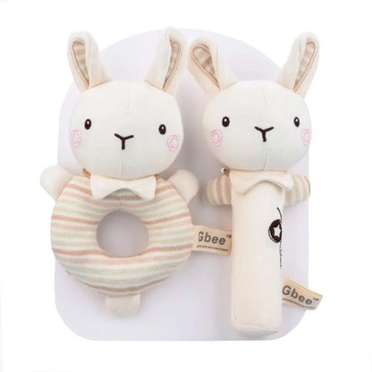 Creative Cartoon Animals Baby Hand Shaker Soft Child Educational Handbells Newborn Comfort Toy Baby Comfort Toys Infant Rattle