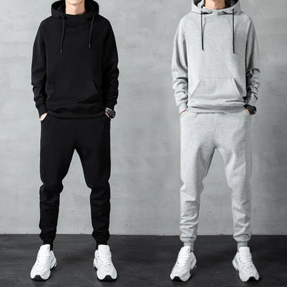 Men‘s Two-piece Autumn and Winter Men's Sports Suit Autumn and Winter Suit Sweatpants Sweater Men's Casual Suit Men's