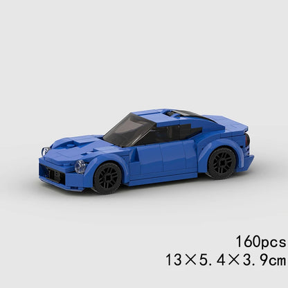 MOC Speed Sports Super Race Car Model Building Blocks Pickup Police Bricks City Racing Vehicle SUV Technical Rally Sport Toy