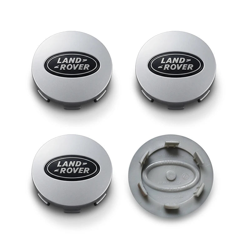 4Pcs Car Emblem Wheel Center Hub Cap Covers Auto Rim Cover For Land Rover Ranger Autobiography Freelander Evoque Rover Sport