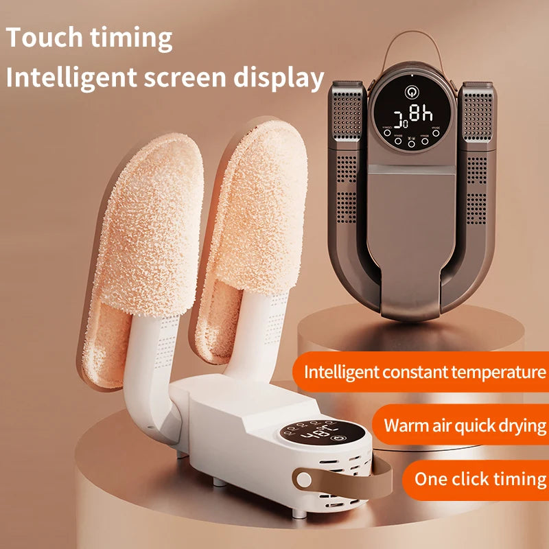 2025 150W Intelligent Timer Shoe Dryer New Boot Warmer Eliminate Odor Quick Drying Boot Deodorizer Multi-functional Socks Dryers