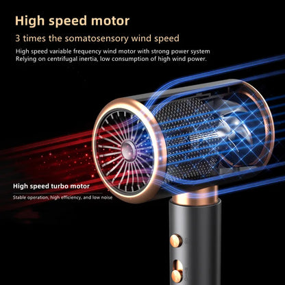 2400W High-Power 15 Second Fast Drying Negative Ion Constant Temperature Hot And Cold Air High-Speed Hair Dryer EU/US/UK Plug
