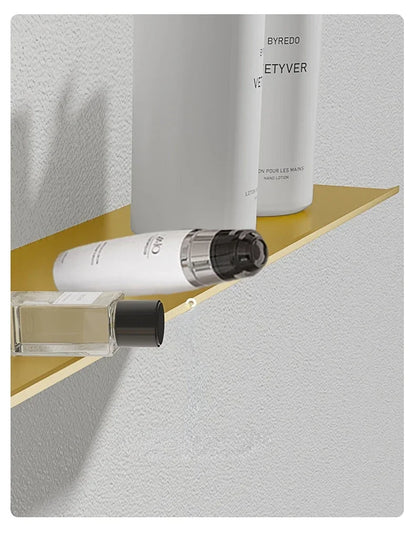 Bathroom Shelf Organizer Wall Mount Shower Shampoo Soap Cosmetic Shelves Kitchen Storage Rack Holder Bathroom Accessories