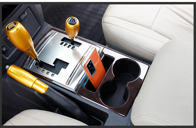 V97 V93 V87 For Mitsubishi Pajero Central Control Cup Holder Shogun Drinks Holders Deepened Montero Interior Accessories