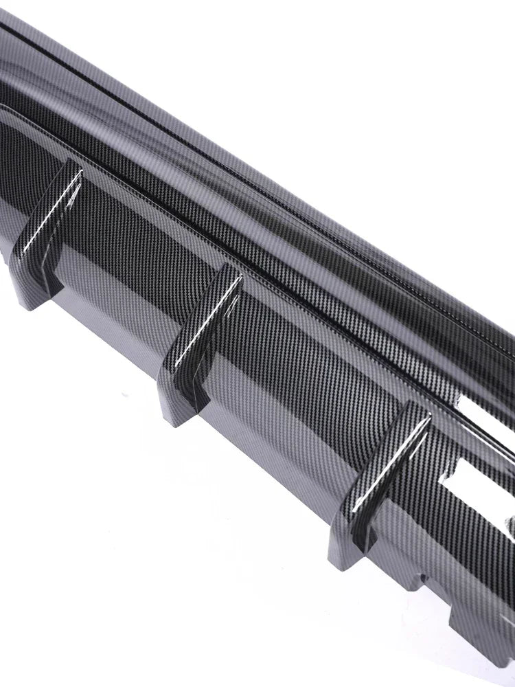 M Sport M Tech Rear Diffuser Bumper Carbon Fiber Body Kit MP Diffusor Spoiler Lip For BMW 2 Series F22 F23 2014-2020 Replacement