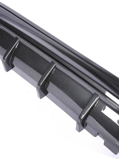 M Sport M Tech Rear Diffuser Bumper Carbon Fiber Body Kit MP Diffusor Spoiler Lip For BMW 2 Series F22 F23 2014-2020 Replacement