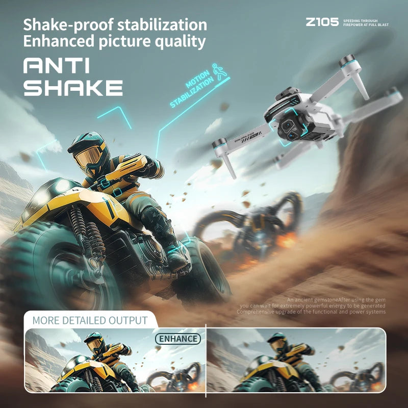 Z105 Mini Drone RC Quadcopter with Brushed Motor Brainy Flight 4.5-inch Remote Control Kid/Beginner-Friendly Toy Friendship Gift
