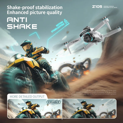 Z105 Mini Drone RC Quadcopter with Brushed Motor Brainy Flight 4.5-inch Remote Control Kid/Beginner-Friendly Toy Friendship Gift