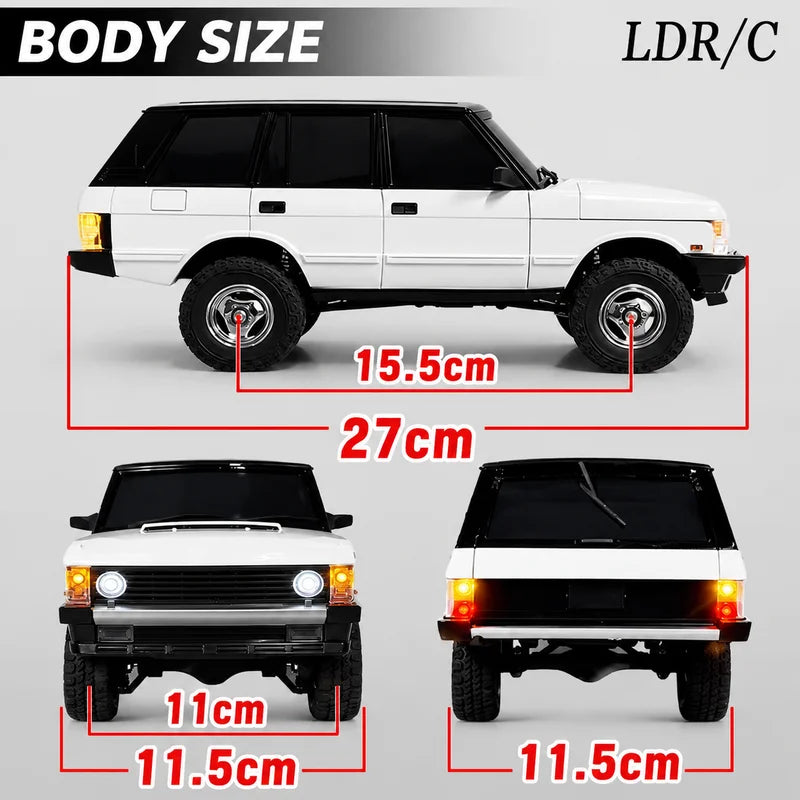New Purple LDRC 18401PRO 1:18  RC Crawler Brushless 4WD Off-Road Truck FOC Sensored Hobby RC Car For Boys