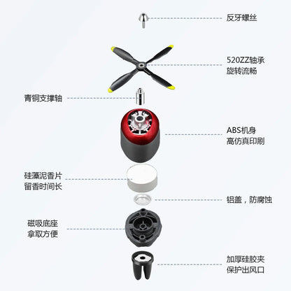 fragrance 2026 P47Thunderbolt fighter aircraft model decoration car vent plane air freshener  Aircraft model cockpit