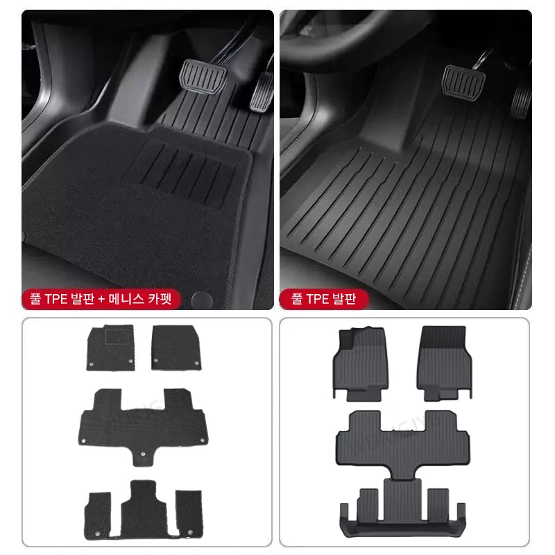For New Tesla Model YL Launch 2026+ TPE Floor Mat & Cargo Liner All Weather Trunk Mats Floor Liner Seat Backrest Mats Floor Mat