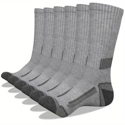 12Pairs of MEN'S Sports Socks, Sweat Absorbing, Comfortable and Breathable, Suitable for Basketball Training and Outdoor Running