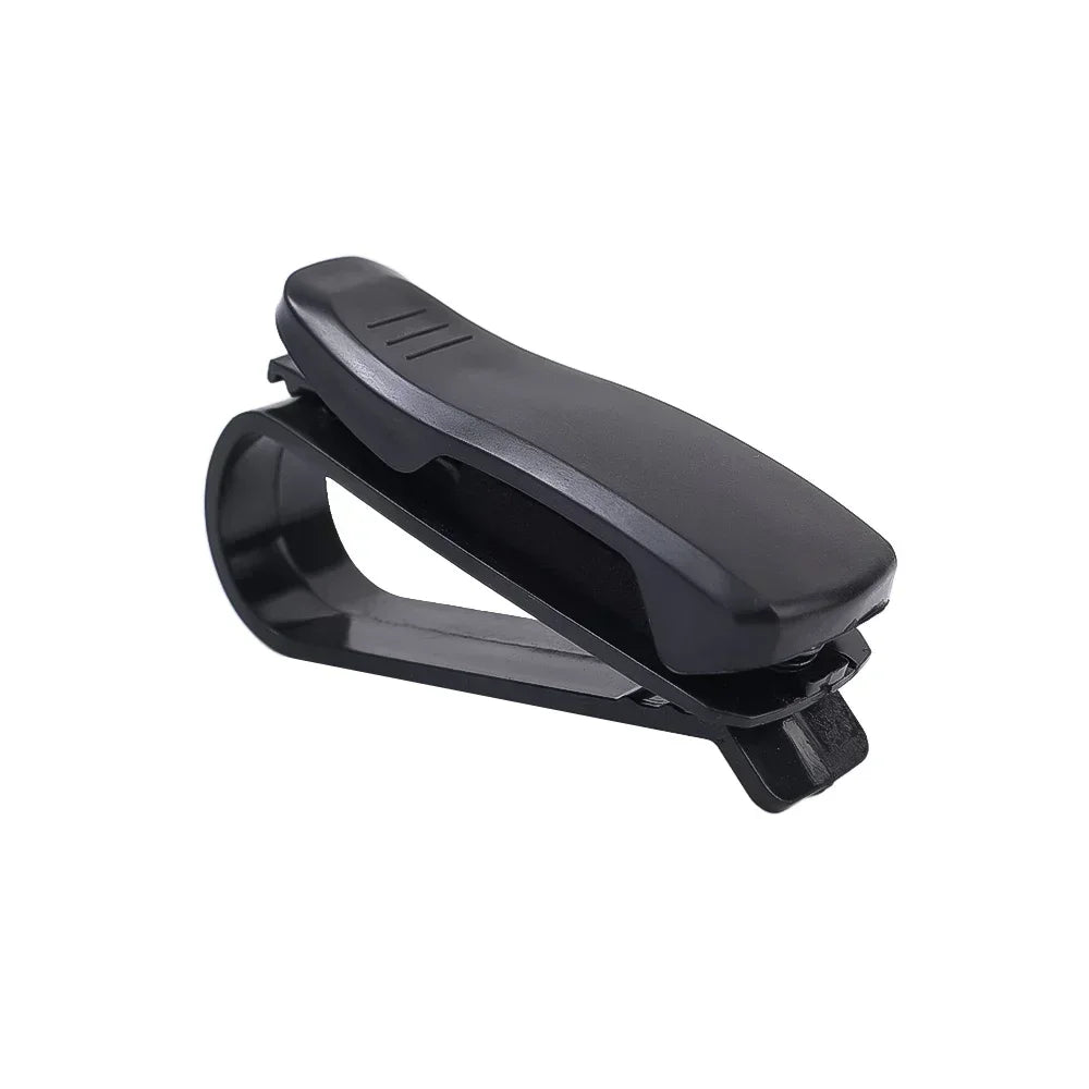 2/1pcs Auto Sun Visor Glasses Box Sunglasses Clip Card Ticket Holder Stand Universal Fastener Case Eyeglasses Car Accessories
