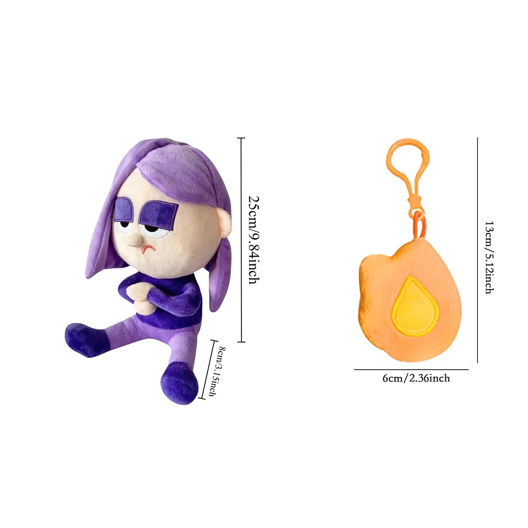 TreasuringU 2026 New Green Owl Plush Toy Kawaii Cute Bear Stuffed Dolls Cool Purple Girls Plushie Duobuff Children Birthday Gift