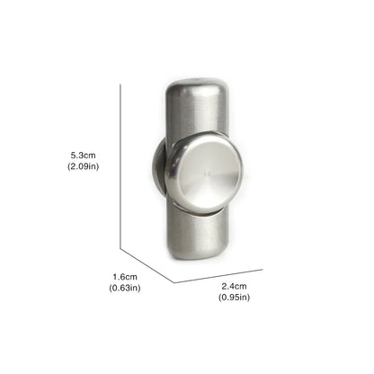 Two-leaf Stainless Steel Brushed Craft Fidget Spinner EDC Hand Spinner Office Relaxation Fidget Toys ADHD Anxiety Stress Toys