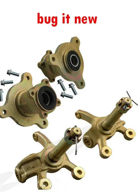29" Go Kart DIY Drift Trike Rear Axle Kit+4x145/70- 6" Inch Wheel Tyre Rim+ Front Steering Assembly Tie Rod for Quad Buggy