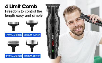 hiena Finish Machine Electric Professional Electric Hair Clippers Beard Clipper Rechargeable Men's Shaver Hair Trimmer Kit