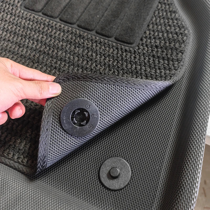 For Tesla 2021-24 Model Y XPE Floor Mats Black Pad Foot Pad Tesla Liner Floor Mats right rudder Large board with pedal included