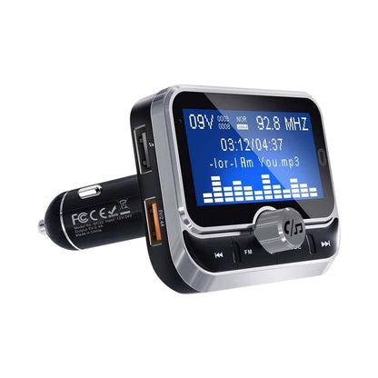 Creative Car FM Transmitter With Remote Control LCD Bluetooth MP3 Player Dual USB Car FM zender Modulator FM Transmitters Module