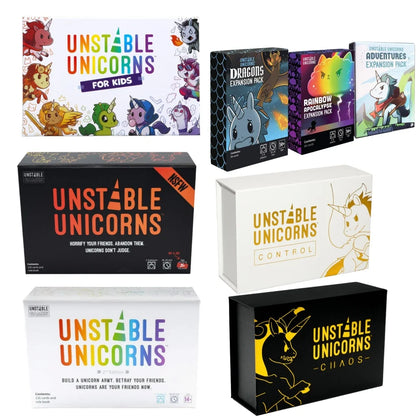 Unstable Unicorns Board English Family Party Expansion Basic Version Of Classic Board Games Control and Chaos Base Game