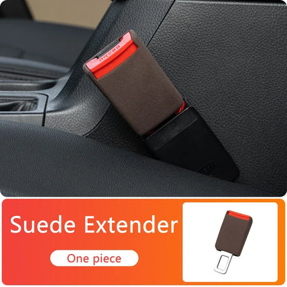 1Pcs Car Seat Belt Clip Extender Safety Seatbelt Lock Buckle Plug Thick Insert Socket Extender Safety  For Tesla Porsche