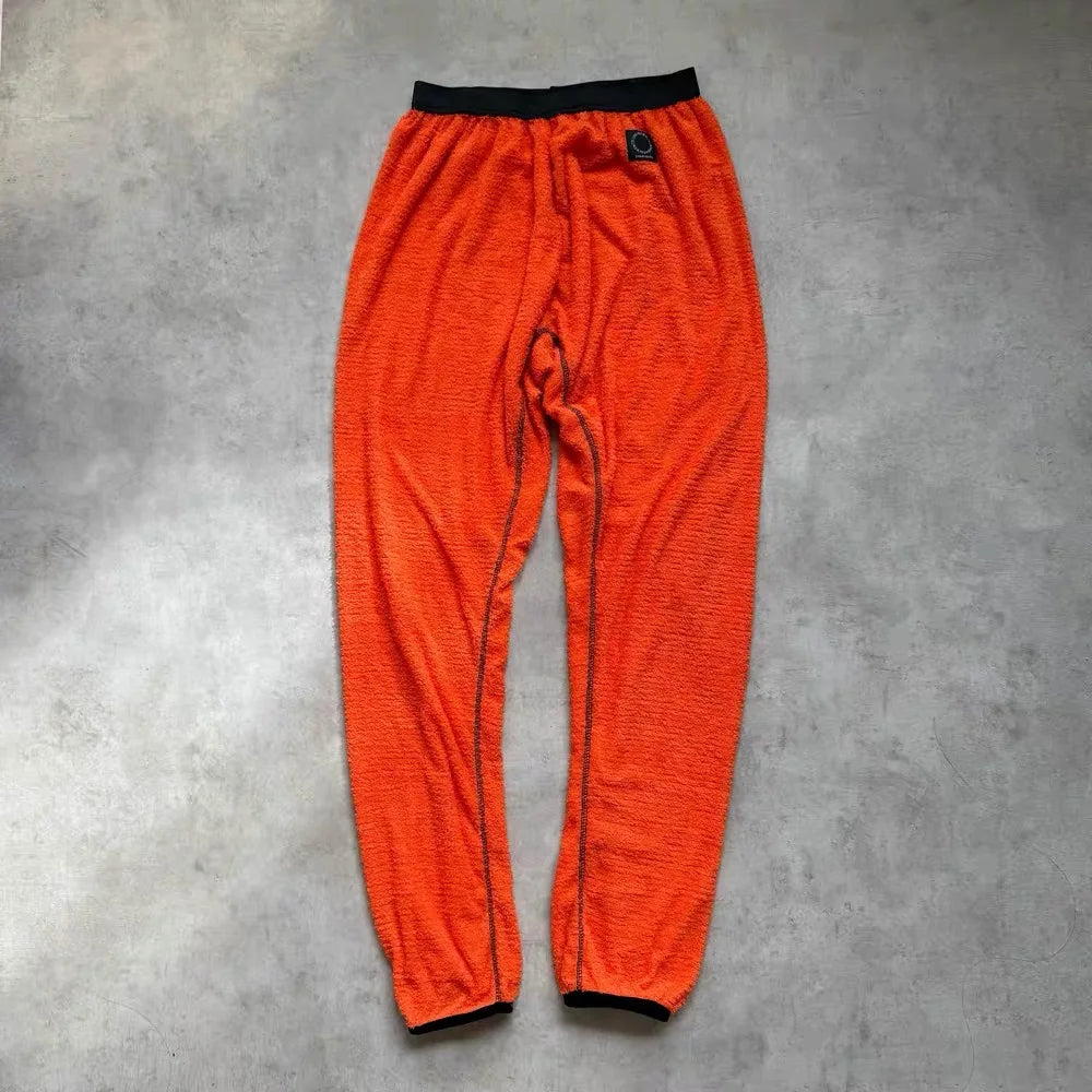 Yamaichi Outdoor Fleece Pants Elastic Waist Lightweight Warm Tights Men's Straight Leg Long Pants Autumn Season Beamsmens Brand
