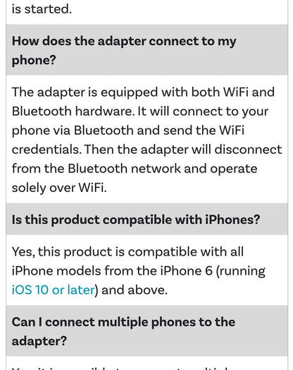 Ottocast Play2Video Ultra Mini Dot WiFi6 AI Box Carplay Adapter Android Auto Media Player YouTube Netflix Install Apps for Audi
