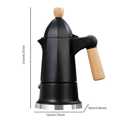 3 Cup Moka Pot Stovetop Coffee Maker Percolator Classic Italian Coffee Maker for Home Use