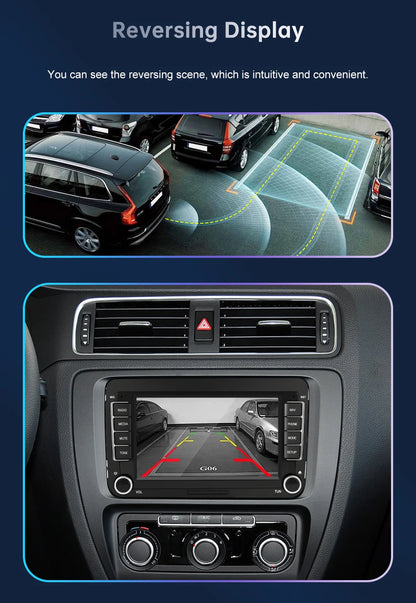 Road Top 7" HD Car Radio Wireless CarPlay Android Auto Stereo Audio For Volkswagen/Seat/Skoda/Passat/Golf/Polo Player