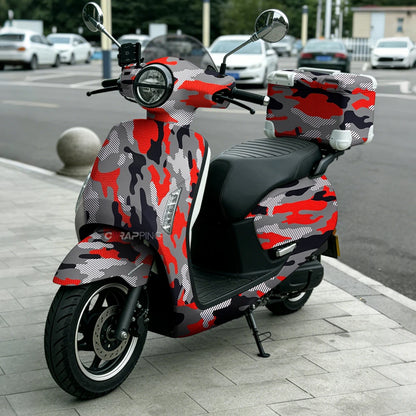 Auto Film PVC Vehicle Wrap Vinyl for Motorcycle Polka Dot Camo Car Stickers DIY Waterproof Car Wrapping Sticker Accessories