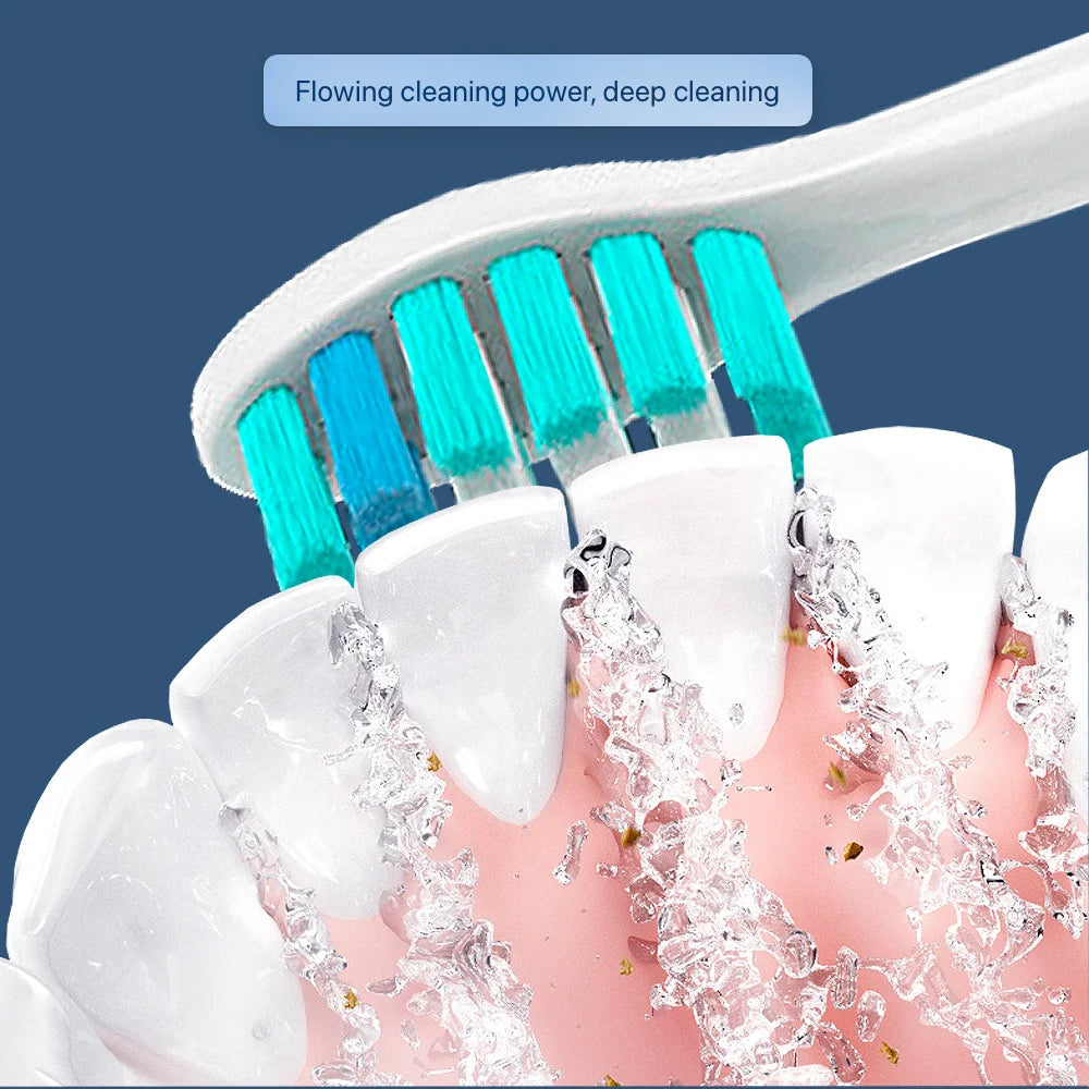 For Sonicool Electric Toothbrush Head 051B Cleaning Replacement Head DuPont Bristle Replacement Brush Heads Nozzles，4/8/16pcs