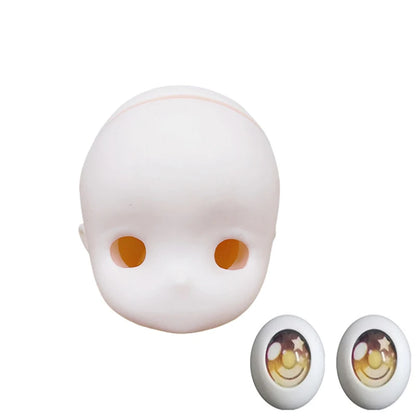 Anime Face Doll Head DIY 30cm Doll Makeup Doll Head or Whole Doll Makeup 1/6 Bjd Doll Girl Doll Toy Gift