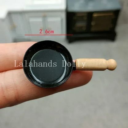 Dollhouse Miniature Kids Furniture Items Mini Alloy Hearth/Gas burner/Pan/Pot Set Kitchen Toys Kitchen Furniture Accessories