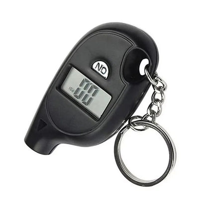 1/2/3/4pcs Mini Keychain Style Tire Gauge Digital Tester Gauge Car Tire Pressure Test Meter Car Motorcycle Tyre Diagnostic Tool